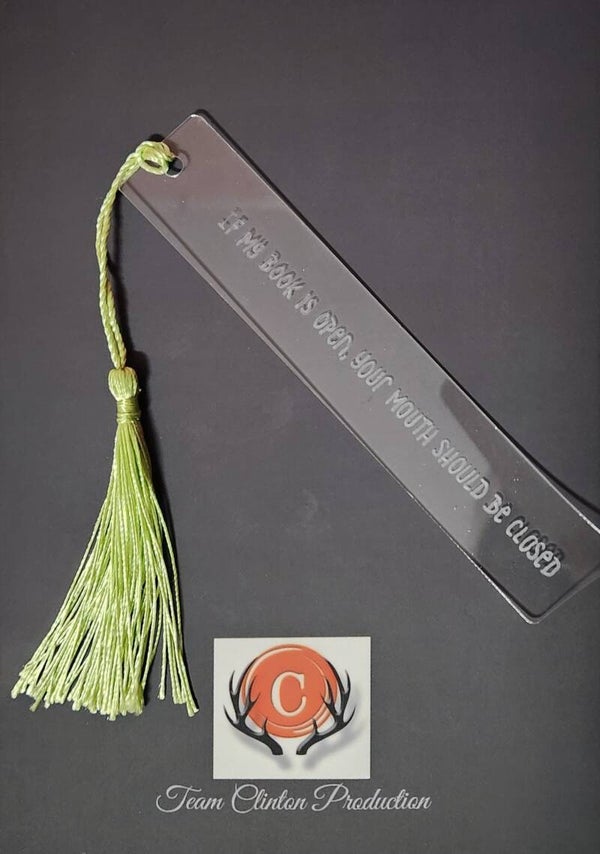 Mouth Closed Bookmark