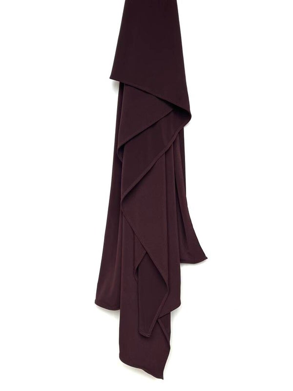 Hijab en Jersey Premium - Chocolat -