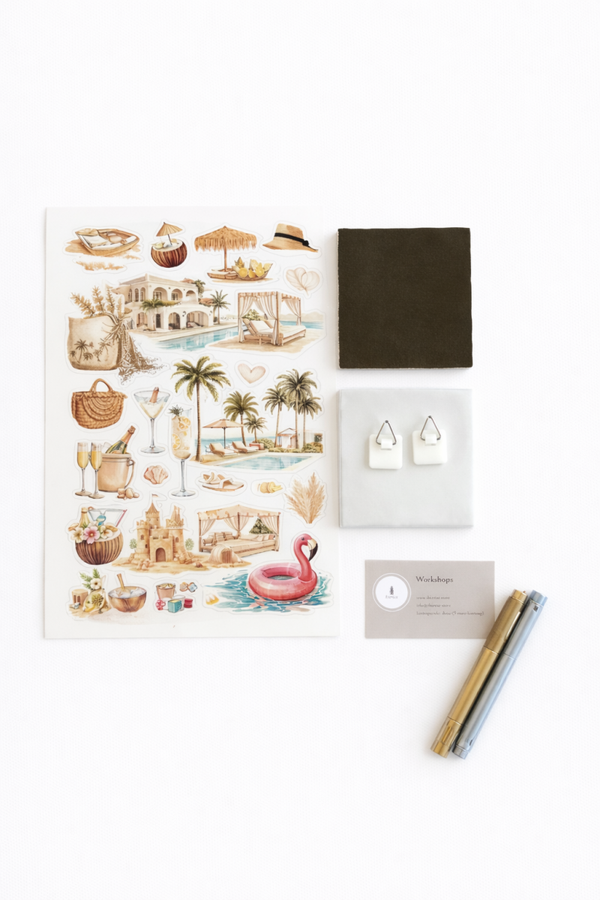 DIY tegeltje pimpen pakket 4 boho ibiza
