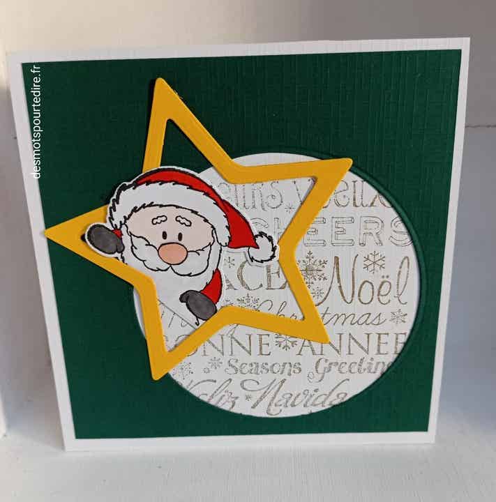 Carte de voeux "Père Noël"