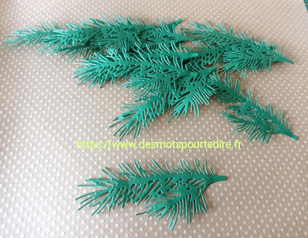 Lot de 10 branches de sapin (Réf. LT8)