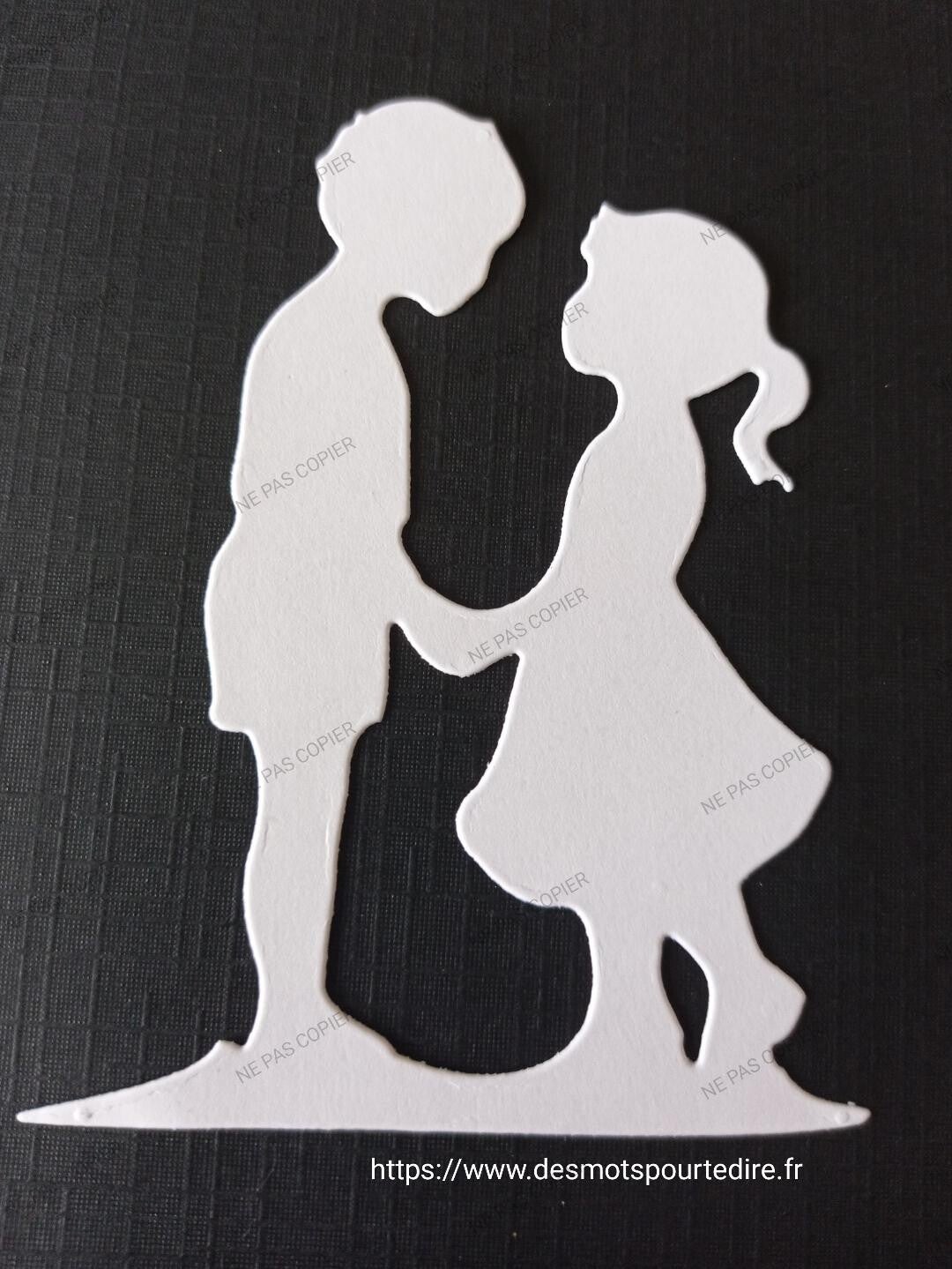 Découpe "Amour d'enfants" (Réf. A25)