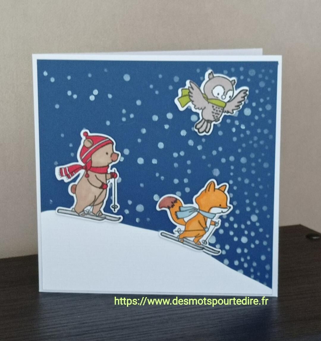 Carte "Sortie à la neige"
