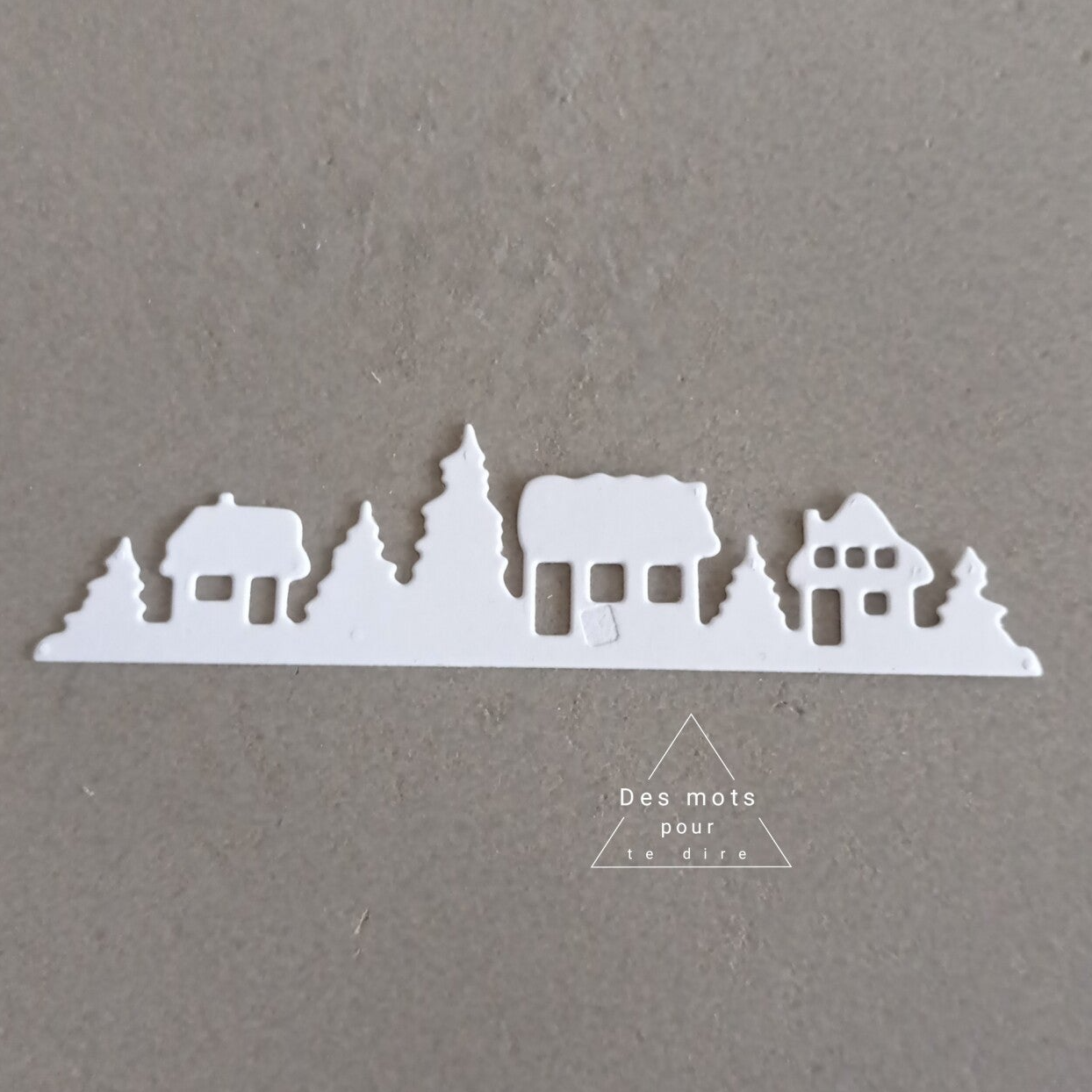 Découpe "Village de Noël" (Réf. N44)