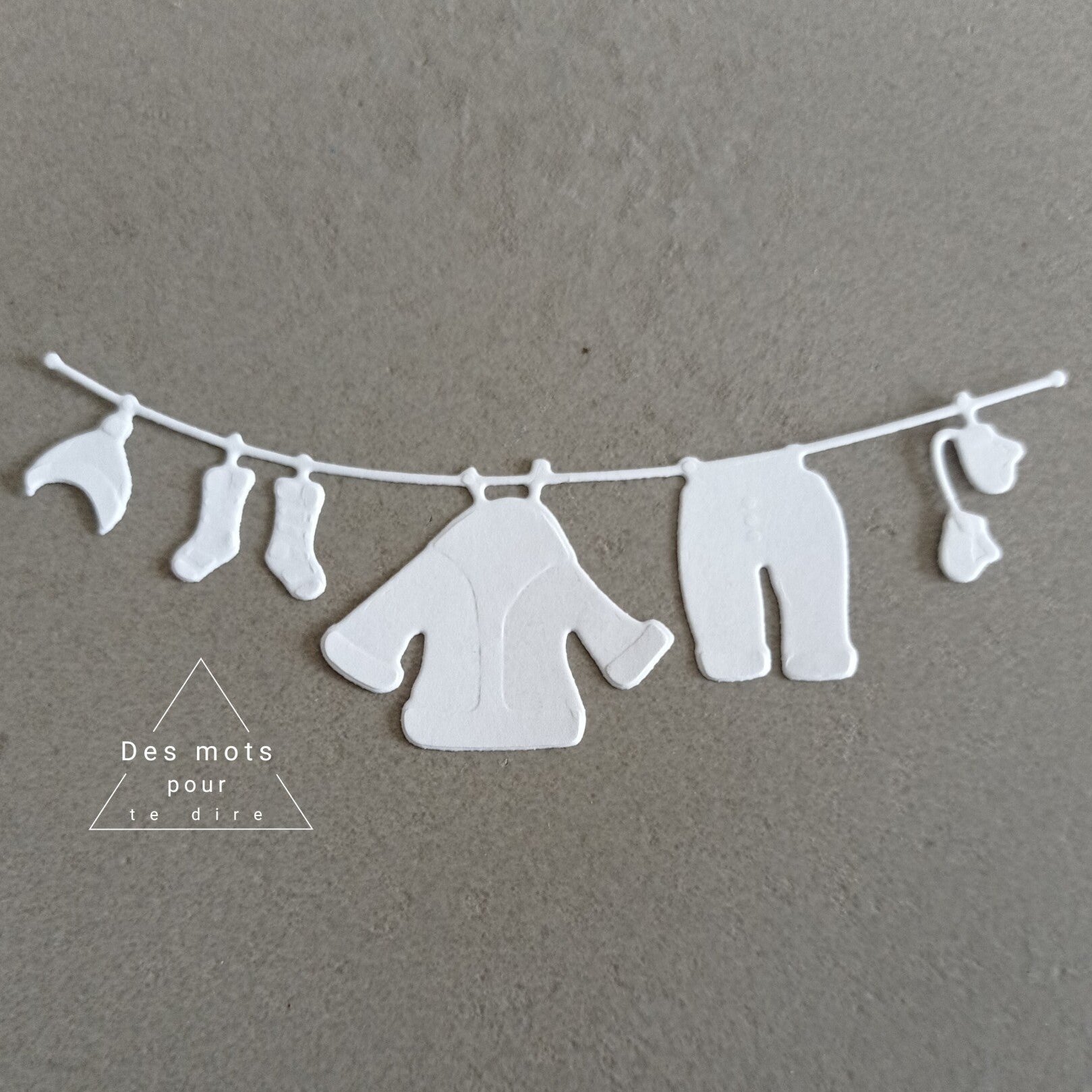 Découpe "le linge du Père Noël" (Réf. N51)