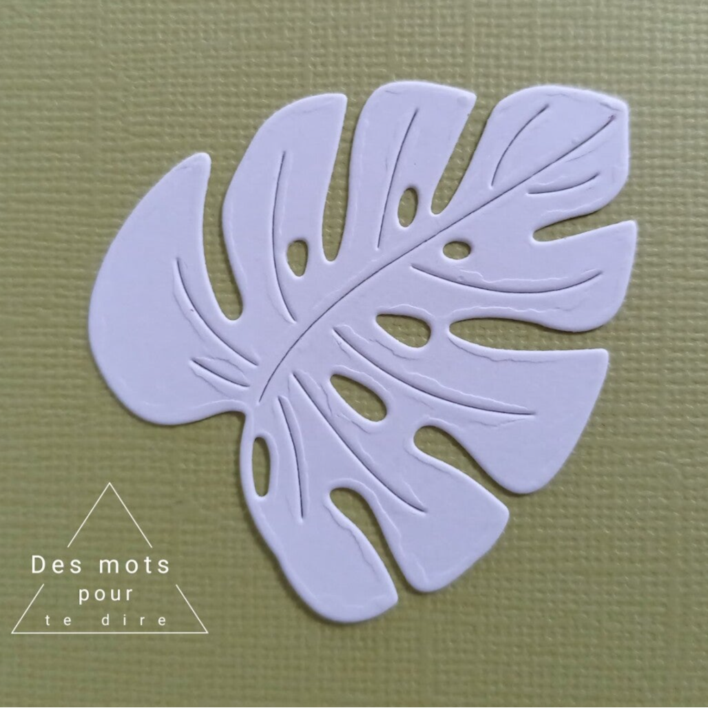 Feuille - Découpe embellissement pour Scrapbooking (Réf.FE18)