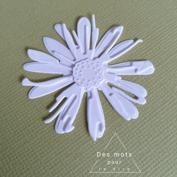 Fleur - Découpe embellissement pour scrapbooking (Réf.FL13)