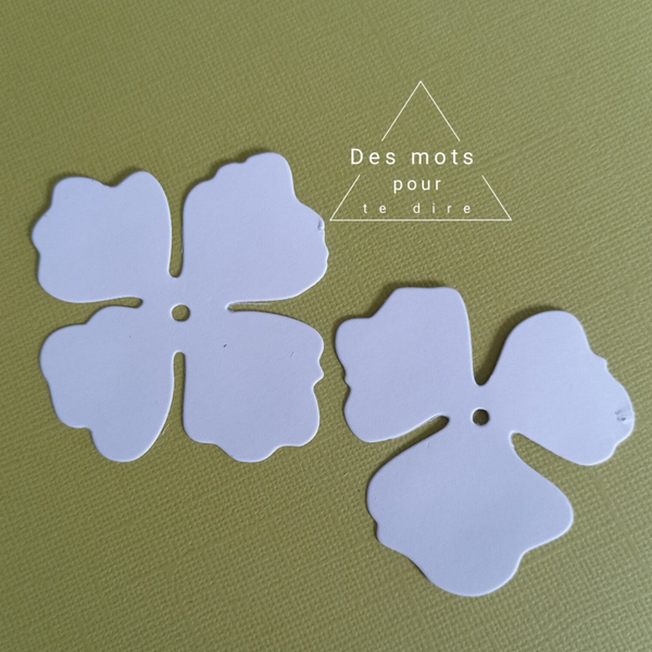 Fleurs - Découpe Embellissement pour Scrapbooking (Réf.FL12)