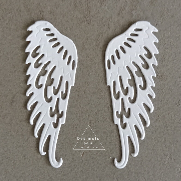 Découpes Embellissements "Ailes d'ange" (Réf N28)