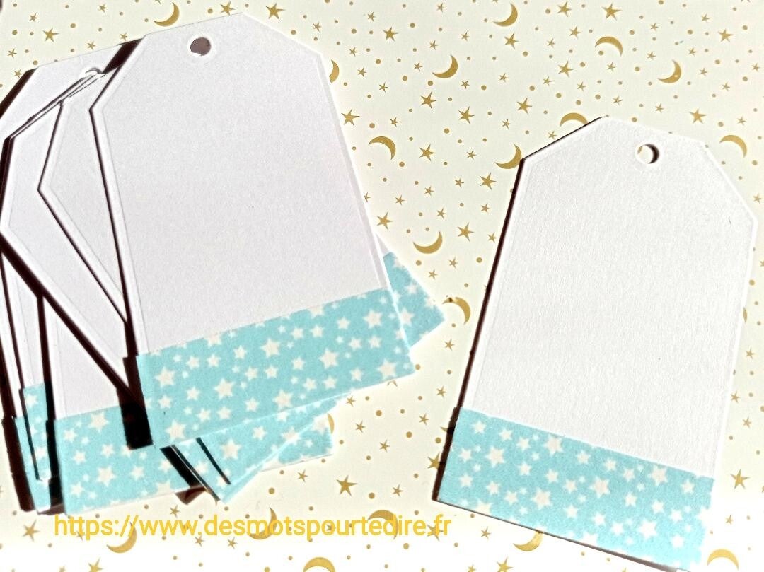 Etiquettes cadeaux - Lot de 10 étiquettes -  (Réf LT18)