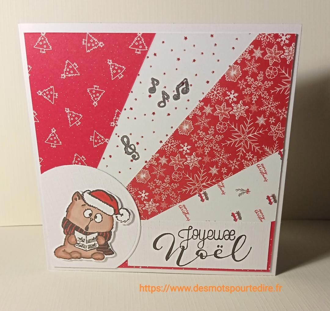Carte "Le chat de Noël"