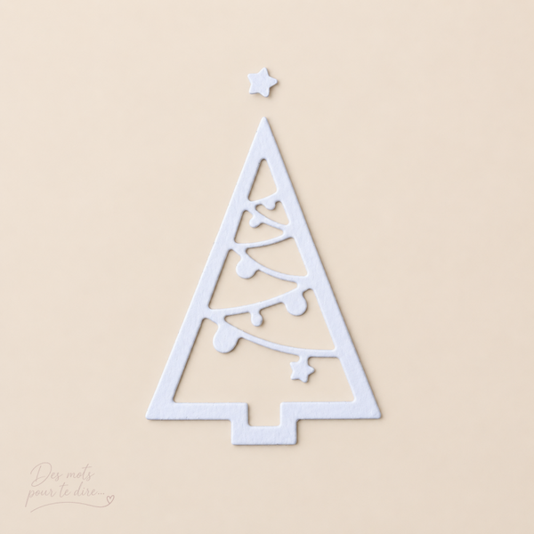 Découpe sapin de Noël ajouré – Réf. N8