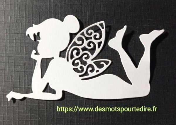 Découpe Embellissement scrapbooking "Fée" (Réf PE2)