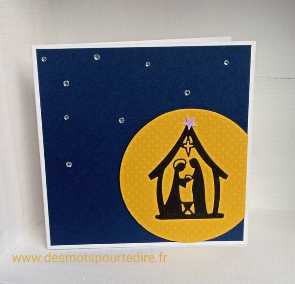 Carte de voeux "La sainte famille"