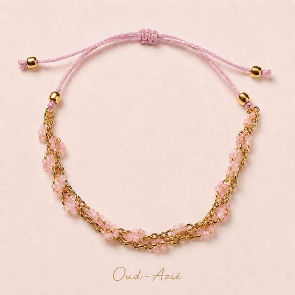 Roze armbandje