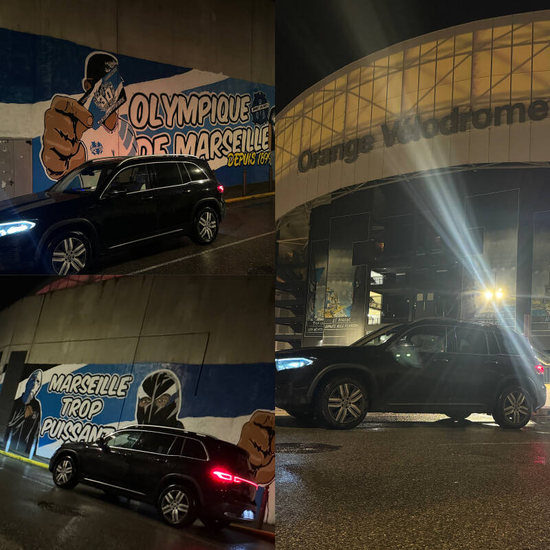 VTC Marseille XL Stade Vélodrome Mercedes EQB 