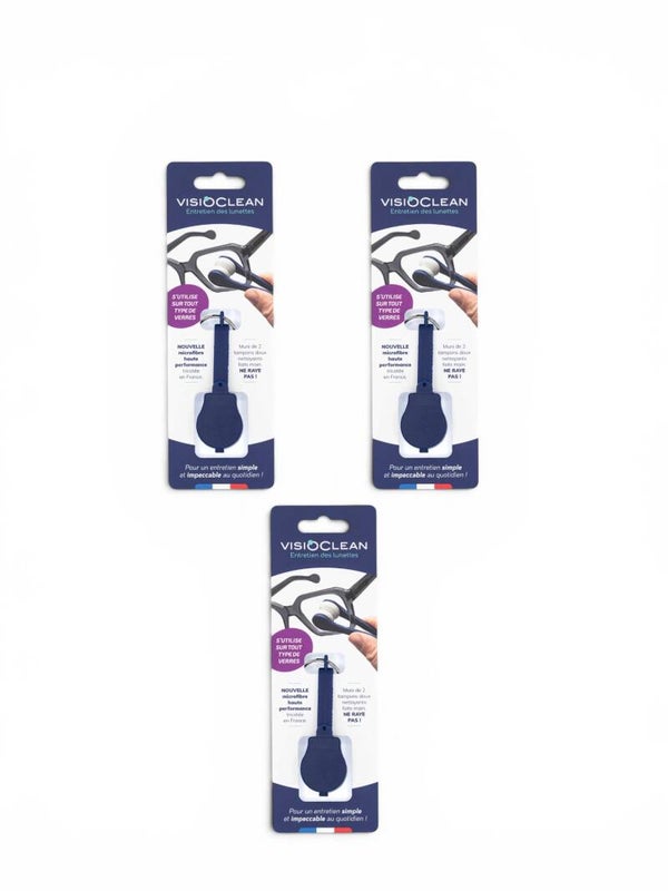 Pack 3 pinces nettoyantes Visioclean