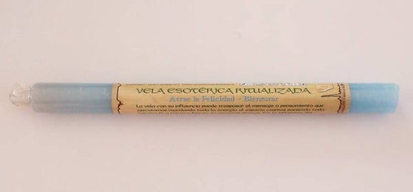 Vela esotérica felicidad y bienestar