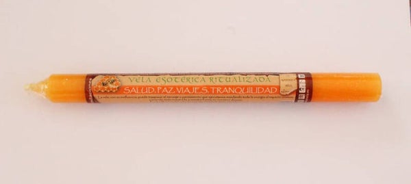 Vela esotérica salud, paz, viajes y tranquilidad