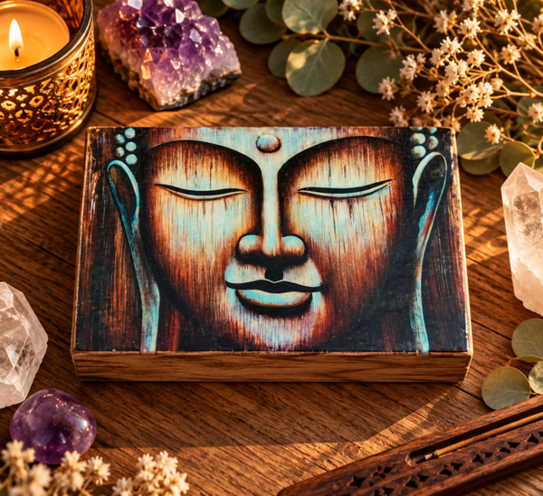 Caja de Madera Buda – Tamaño Grande