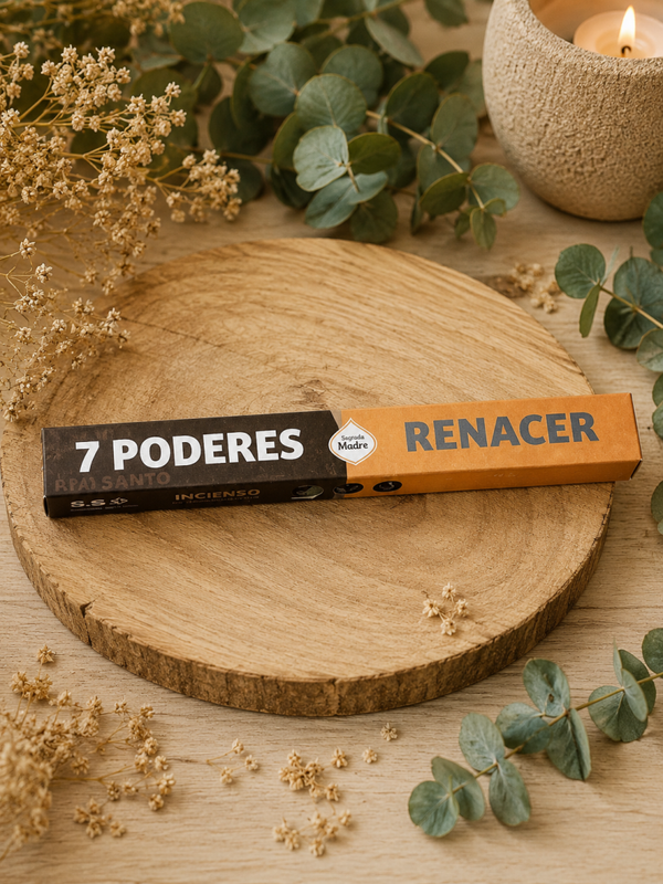 DUO 7 PODERES - RENACER Incienso - 7 Hierbas