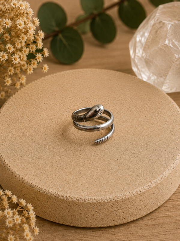Anillo de Serpiente – Acero MOD3