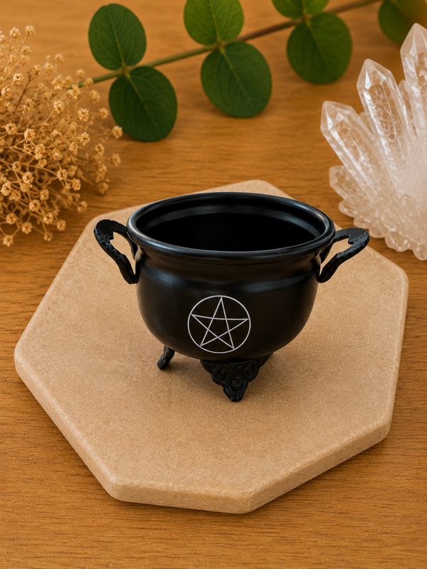 Caldero de Metal con Tetragramatón