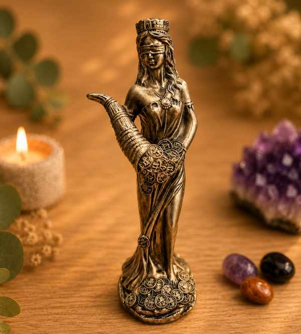 Diosa Fortuna de Resina – 15 cm