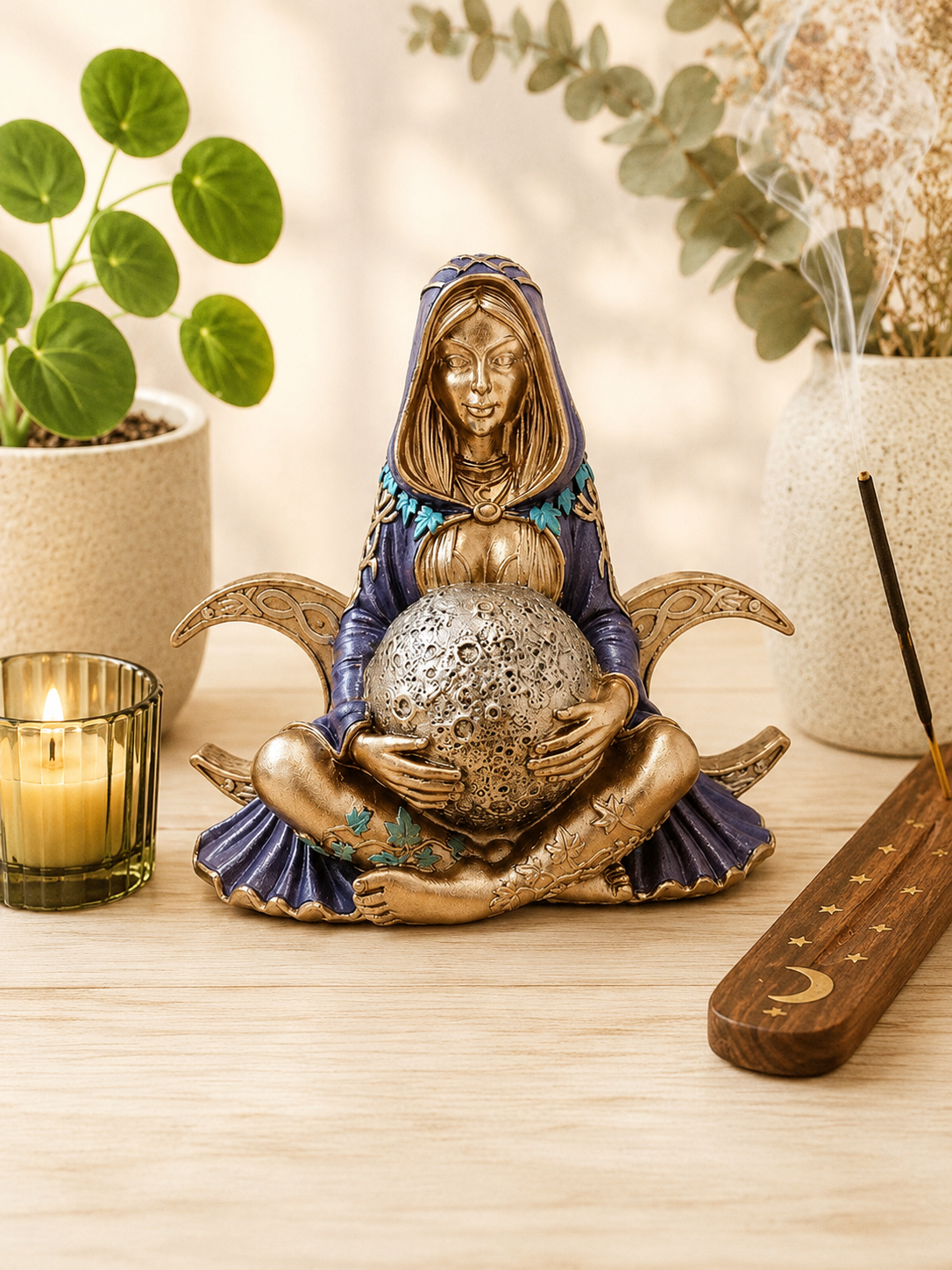 Figura Gaia de Resina