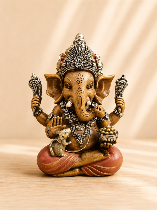 Figura de Ganesha de Resina 17cm