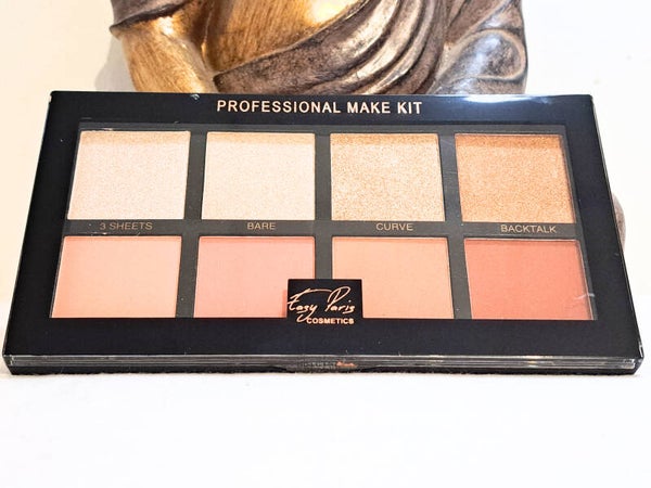 Maquillaje colorete + iluminador