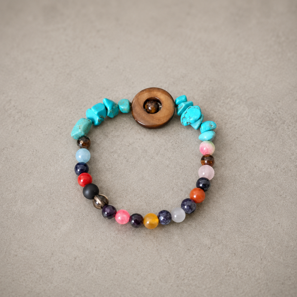 pulsera de gemas naturales mod33