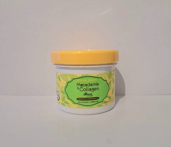 Crema de peinado de macadamia y colágeno, crema de peinar de 5 onzas
