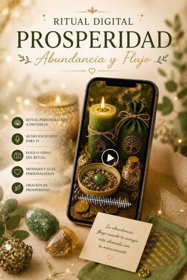 RITUAL DE PROSPERIDAD, ABUNDANCIA Y FLUJO
