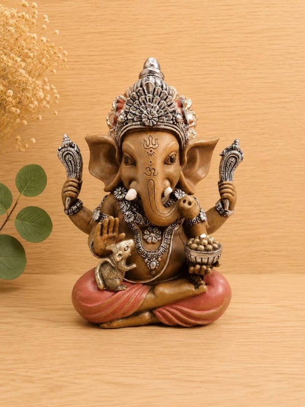 Figura de Ganesha de Resina 17cm