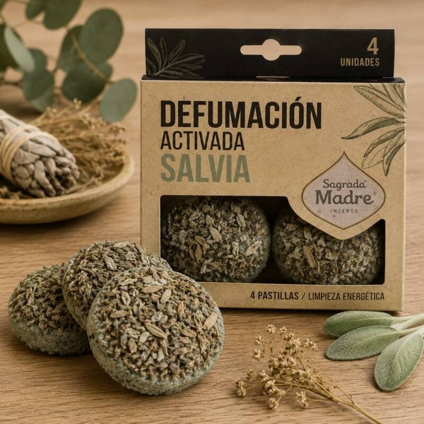 Pastillas defumación activada Salvia