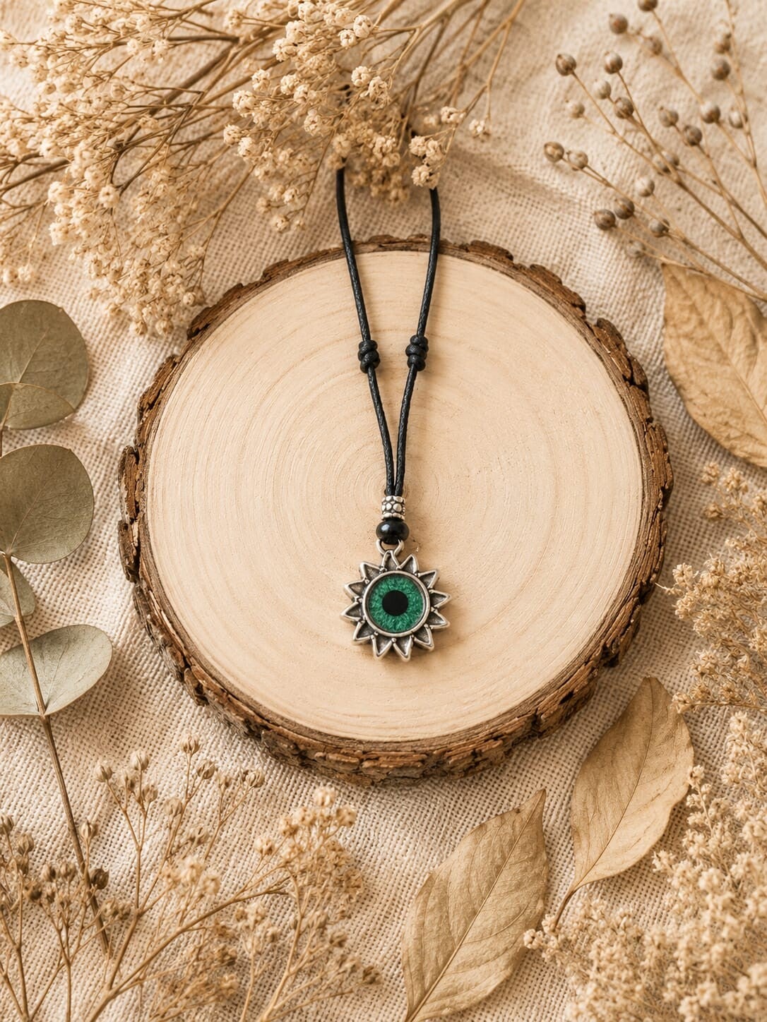 Amuleto ojo con aceite protector
