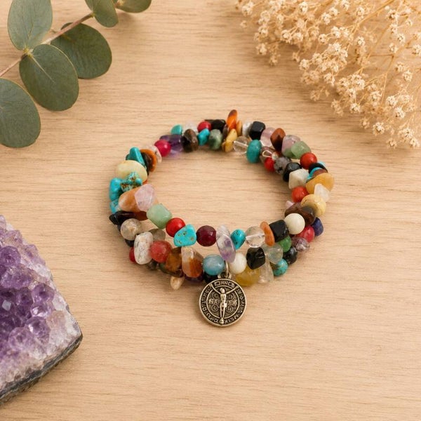 pulsera multigemas de san benito
