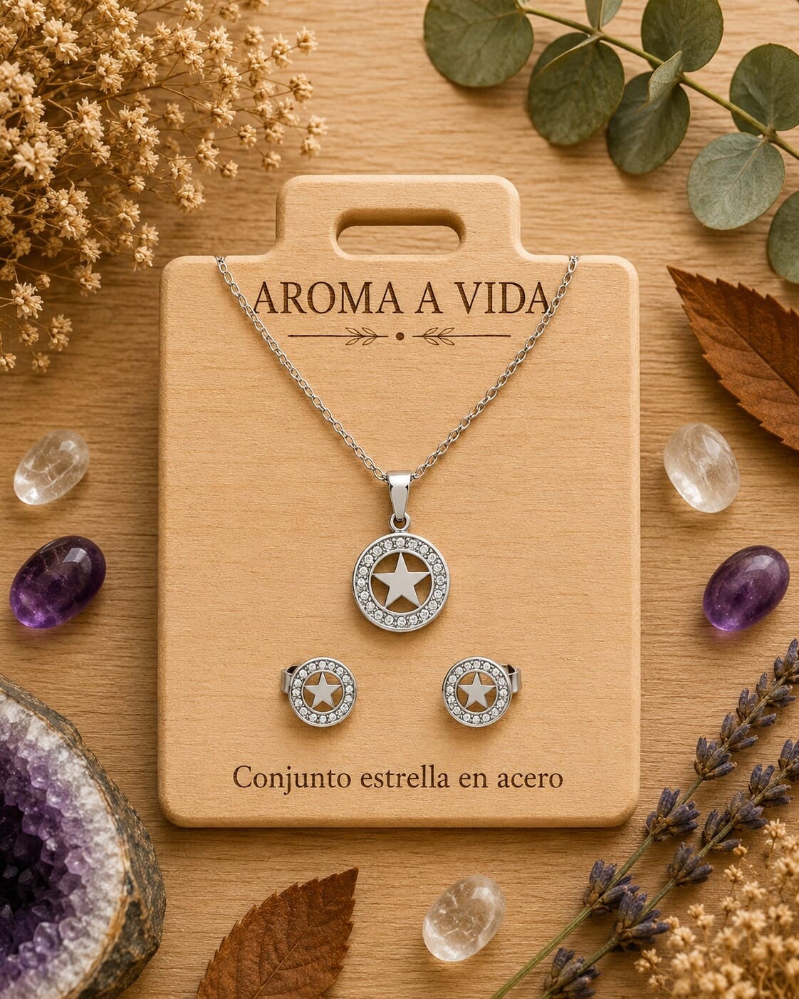 Conjunto estrella en acero