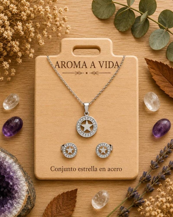 Conjunto estrella en acero