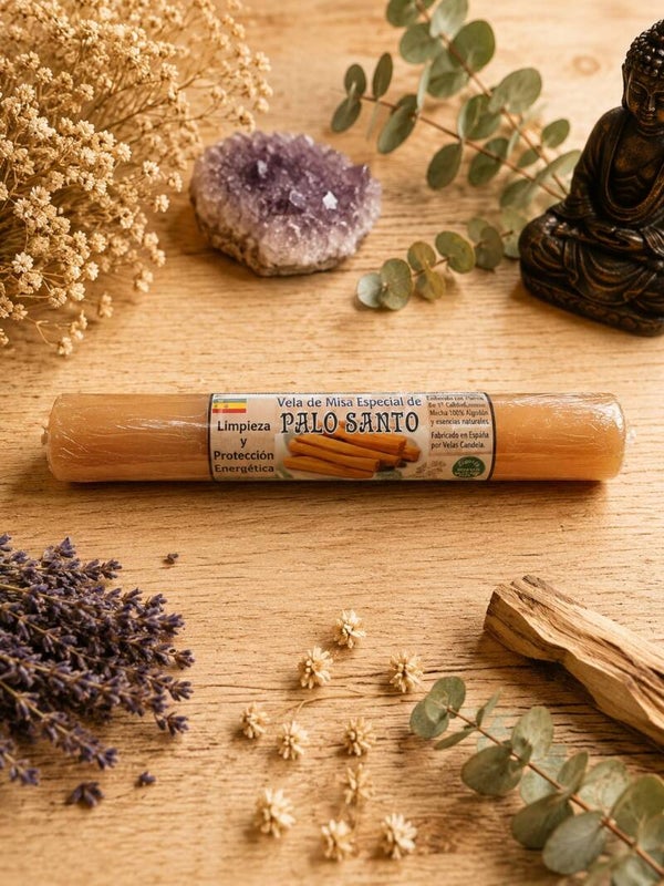 Vela de Palo Santo – Limpieza y Protección Energética