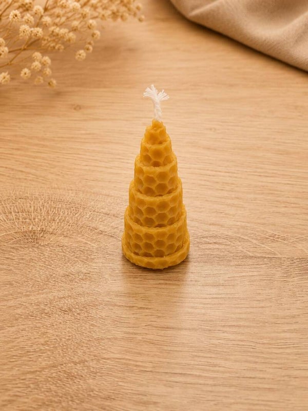 Vela de Miel en Forma de Cono – Producto Nacional