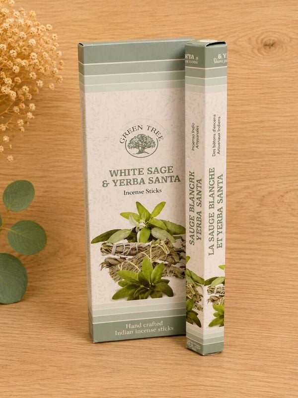 Incienso Green Tree White Sage & Holy Herb