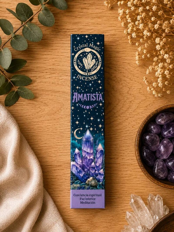 Incienso Crystal Magic – Amatista