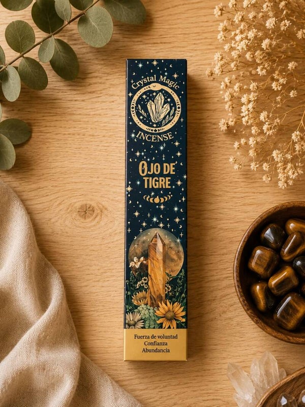 Incienso Crystal Magic – Ojo de Tigre