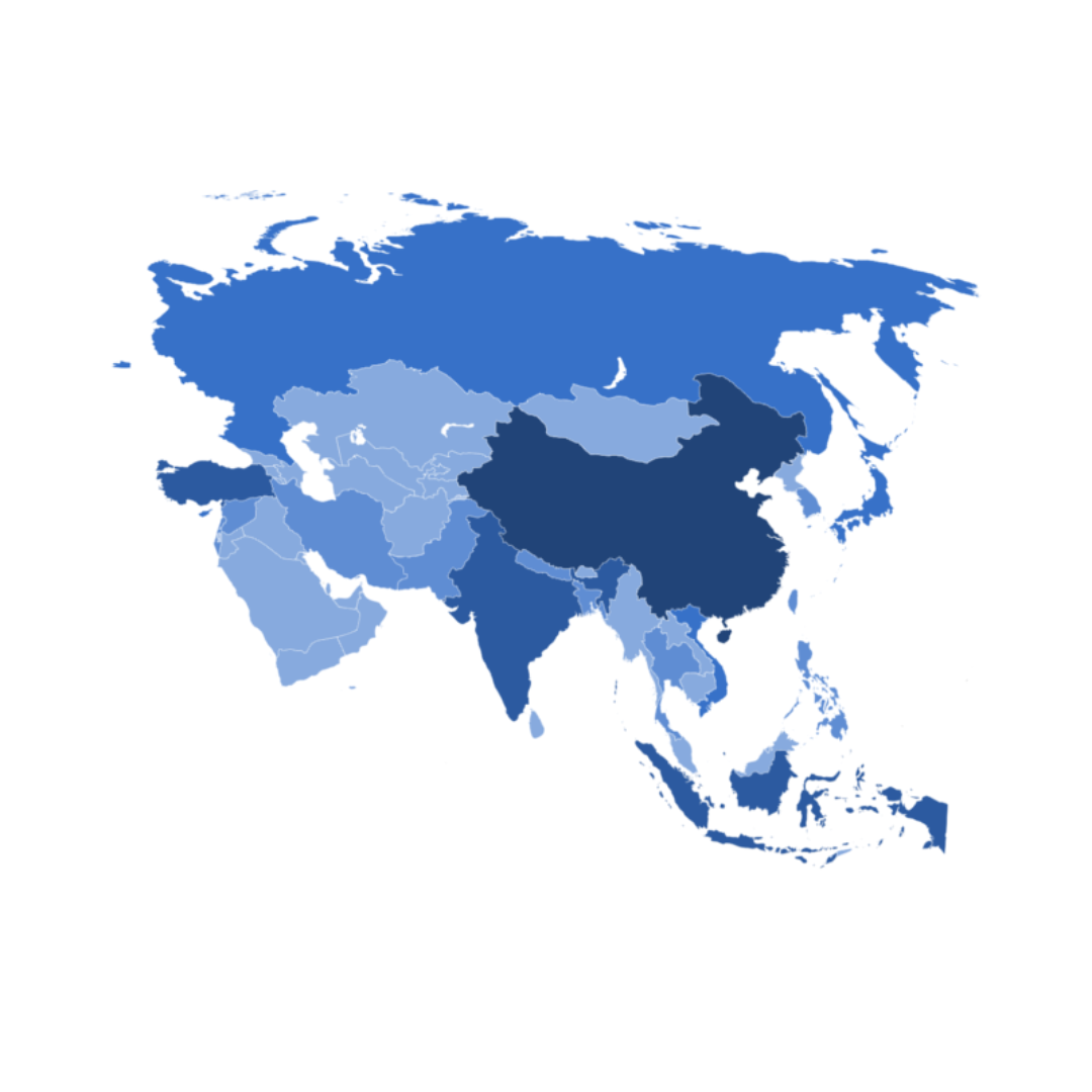 Pièces de monnaie d'Asie