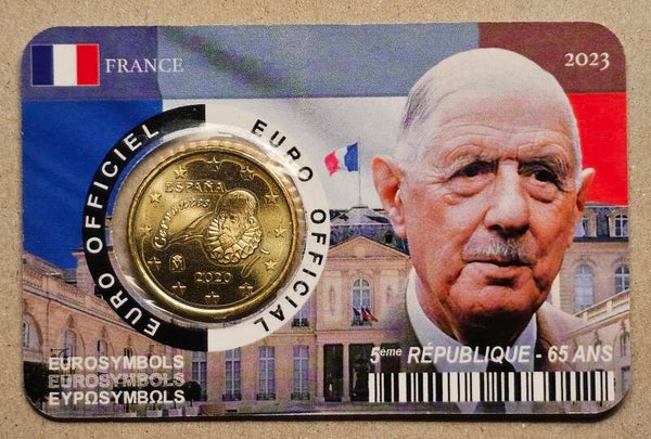 Espagne - 2020 - 50 cents - ESI France (coincard)