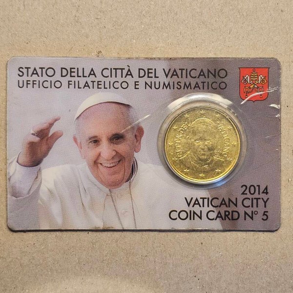 Vatican - 2014 - 50 cents - coincard N°5
