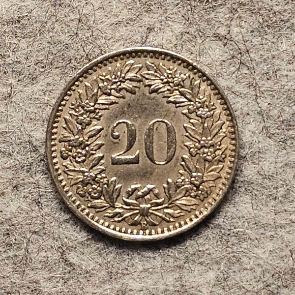 Suisse - 1950 B - 20 centimes