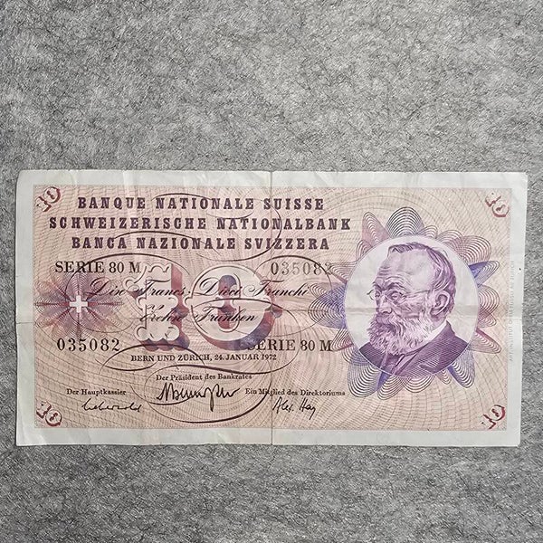 Suisse - 1972 - 10 francs